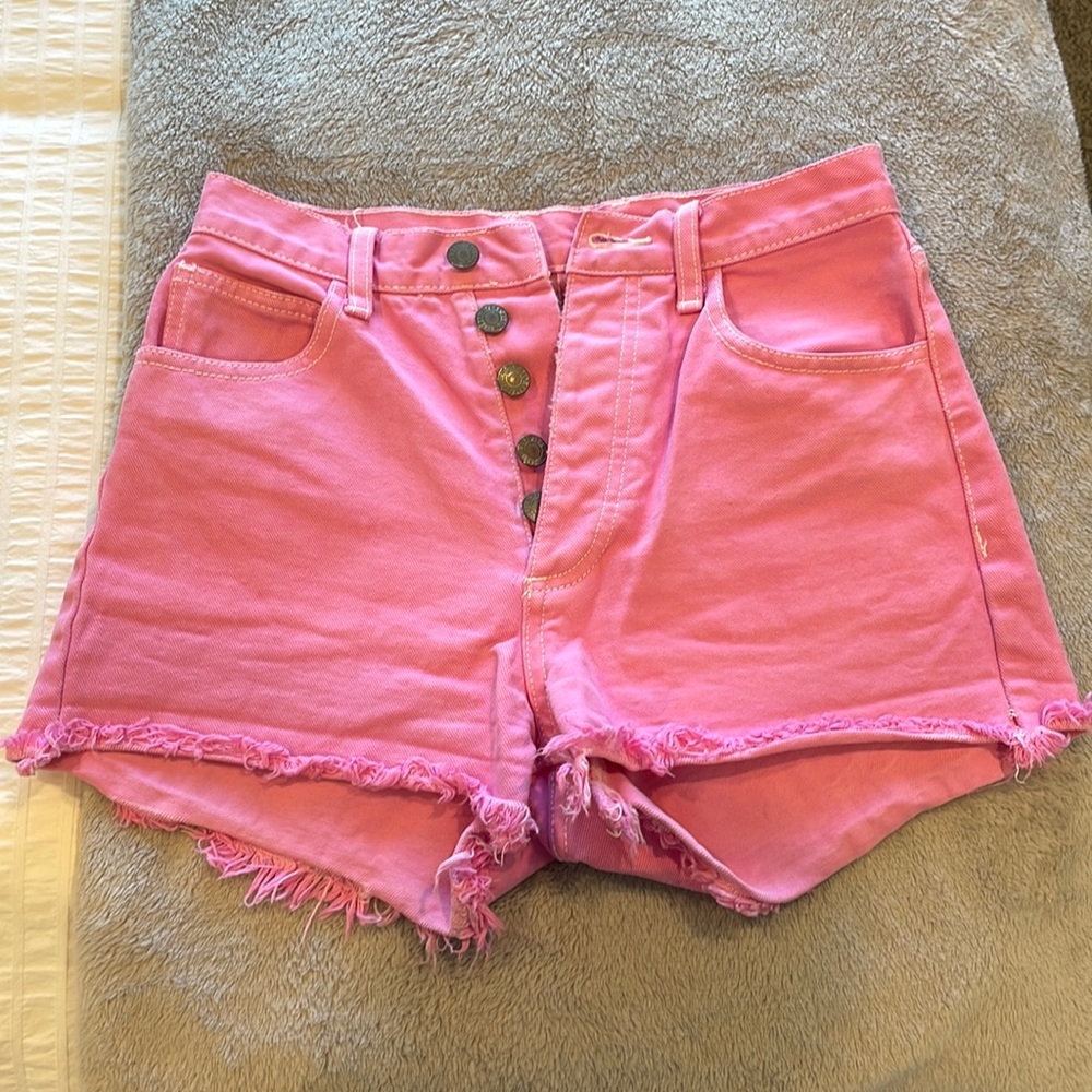 pink Brandy Melville shorts